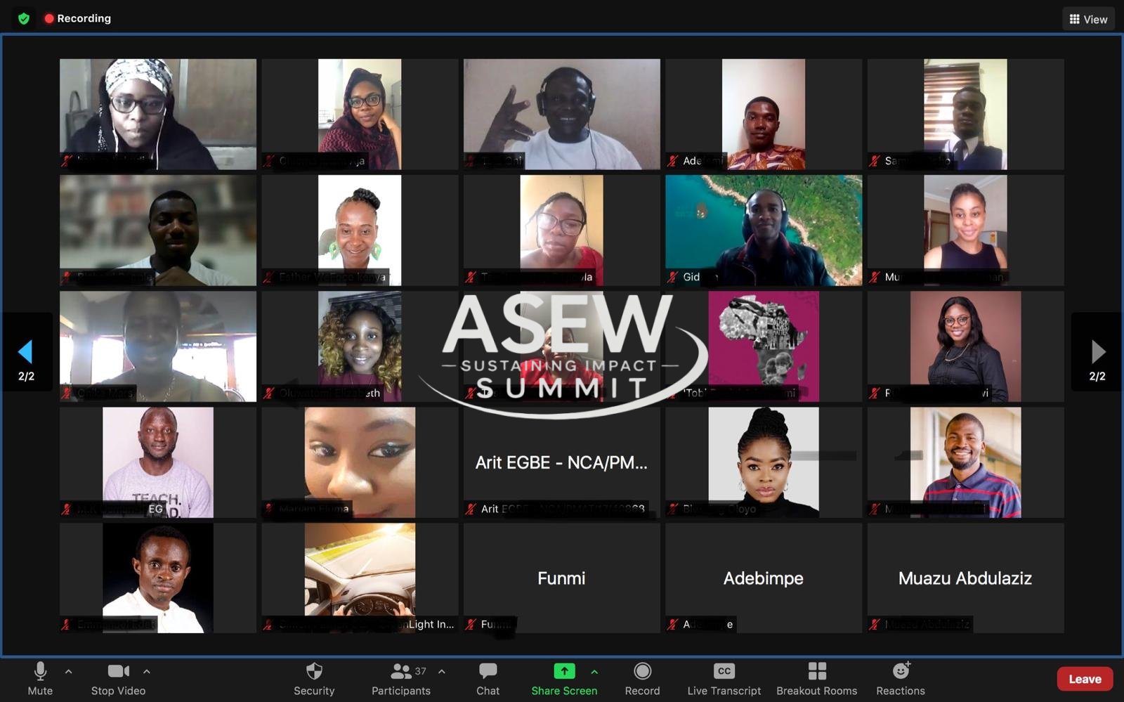 2021 Virtual Session