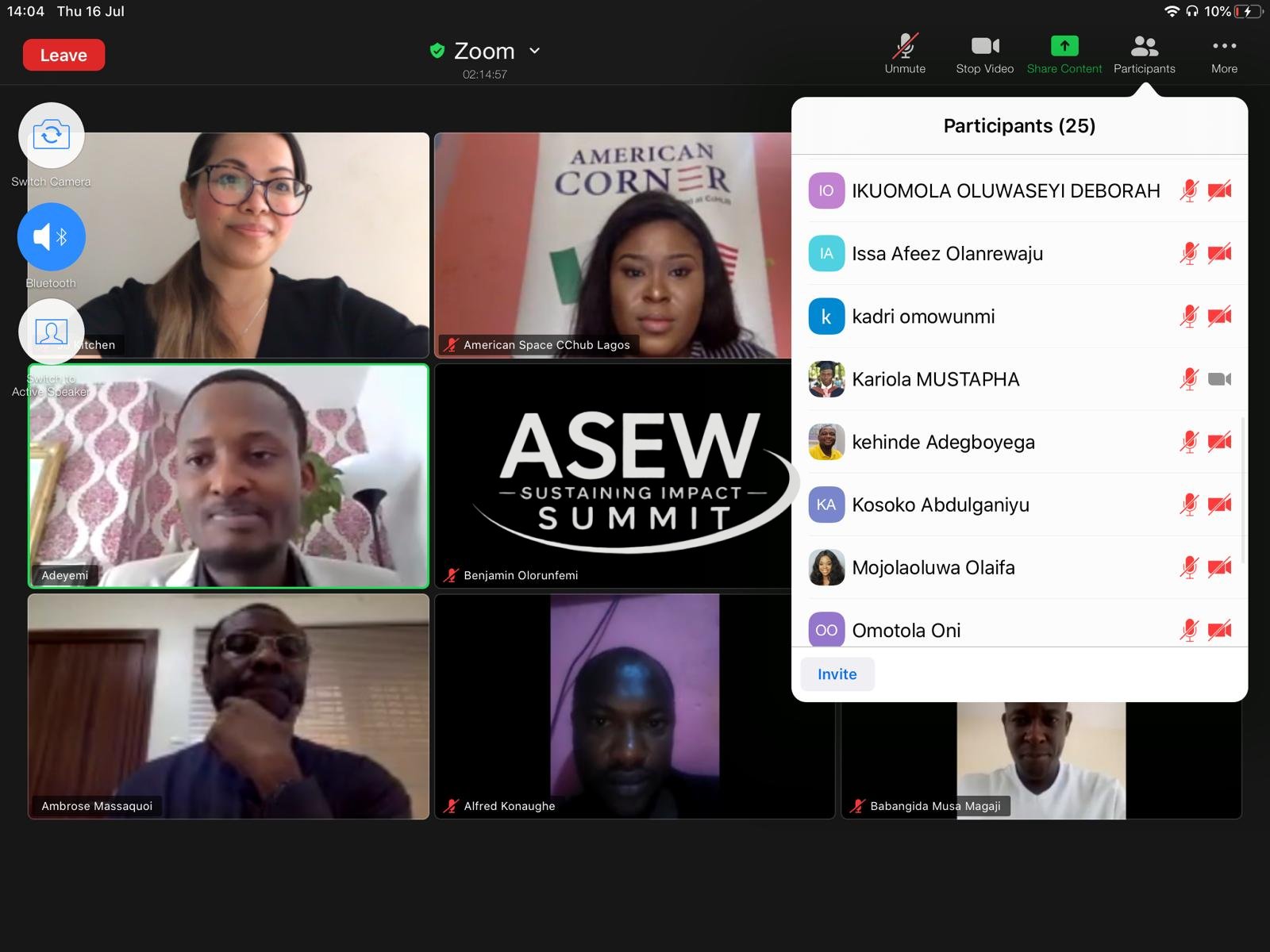 2021 Virtual Session