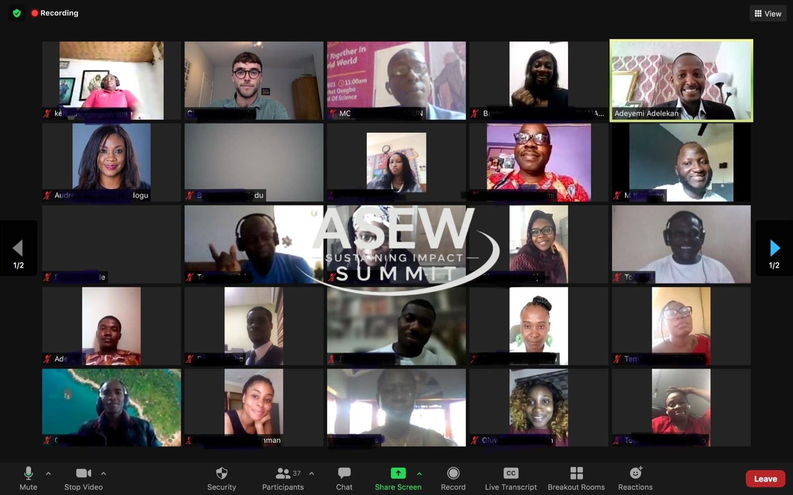 2021 Virtual Session
